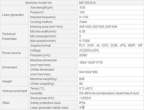 MC150-D-A triaxial dynamic laser marking machine