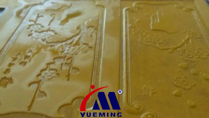 laser engrave rubber plate