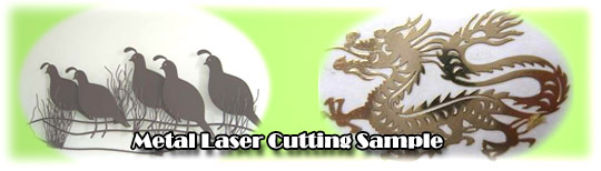 metal laser cutting sample