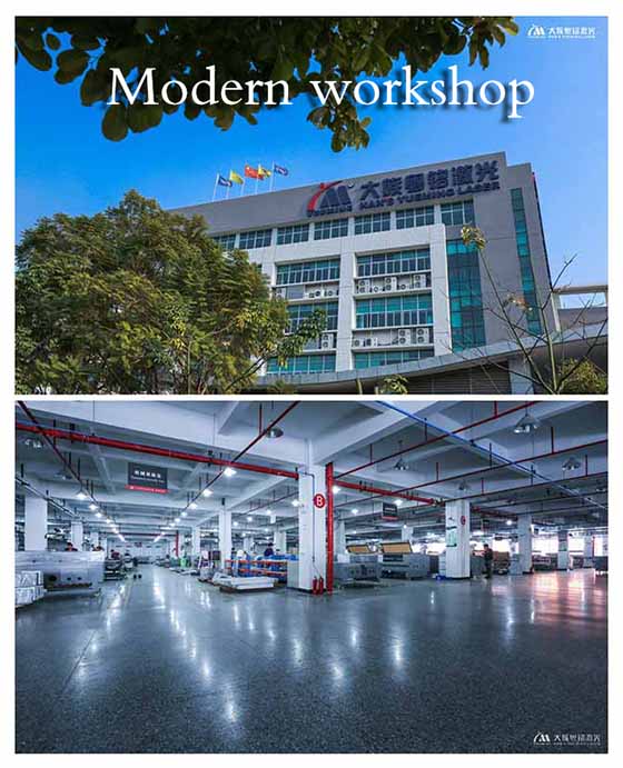 Han's Yueming Laser modern workshop