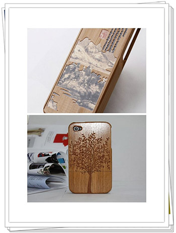 phone case engraving machine engraving sample