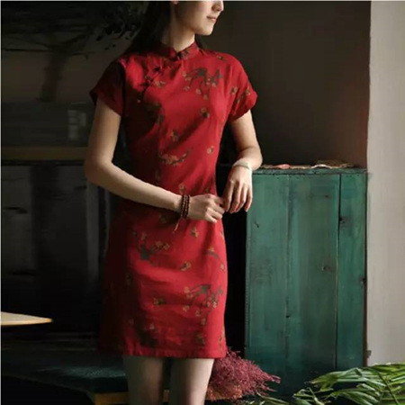 Cotton cheongsam