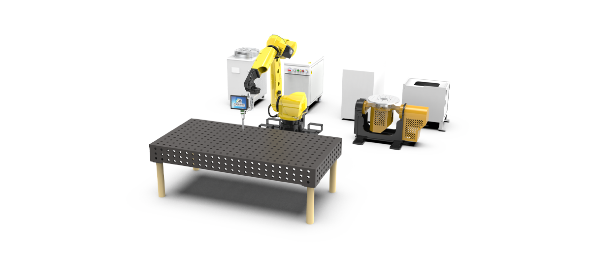 WP/WC Series Robot Laser Welding Workstation